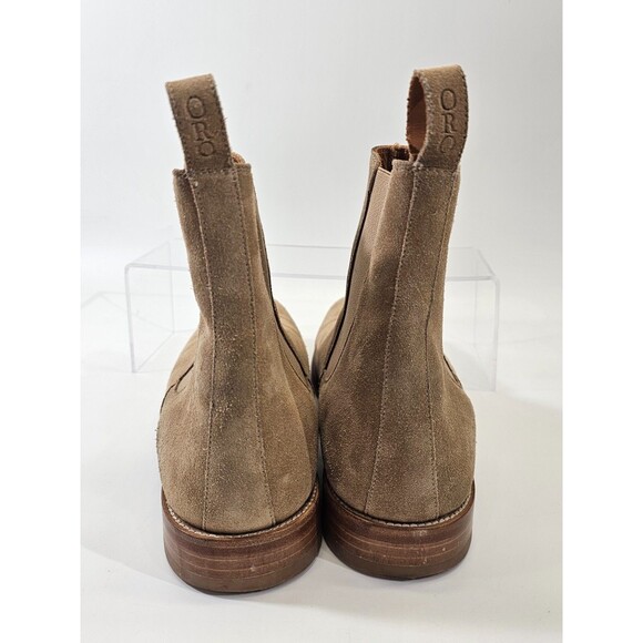 ORO The Classic Men\'s Size 13 Tan Chelsea Boots Calf Suede Pull On Ankle Booties main image 6